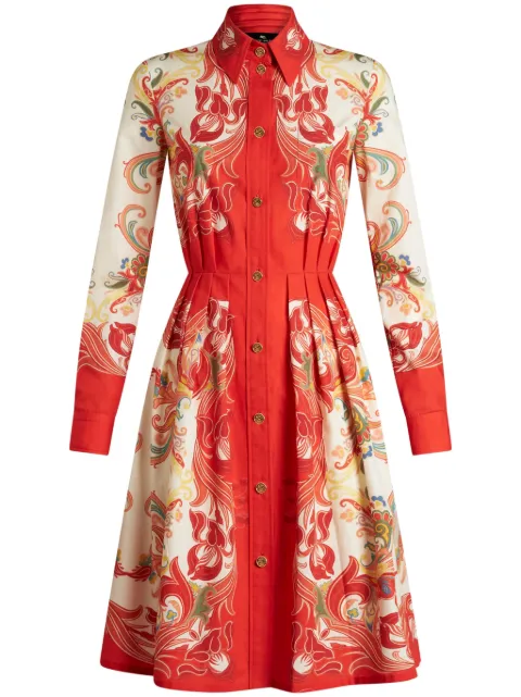 ETRO paisley-print shirt dress