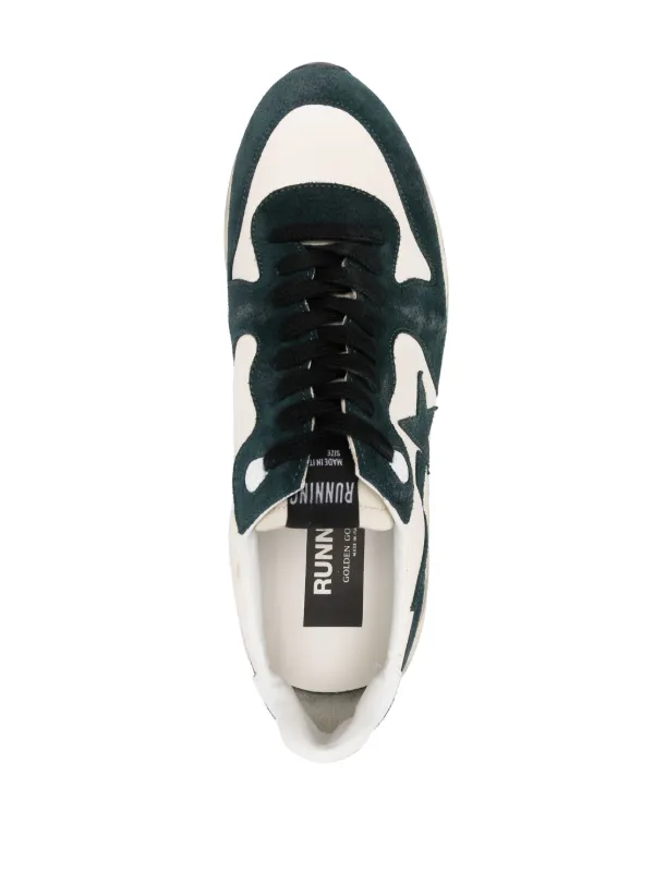 Golden Goose Running Sole Sneakers | Green | FARFETCH