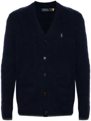 Comme Des Garçons Shirt バイカラー カーディガン | ブラック