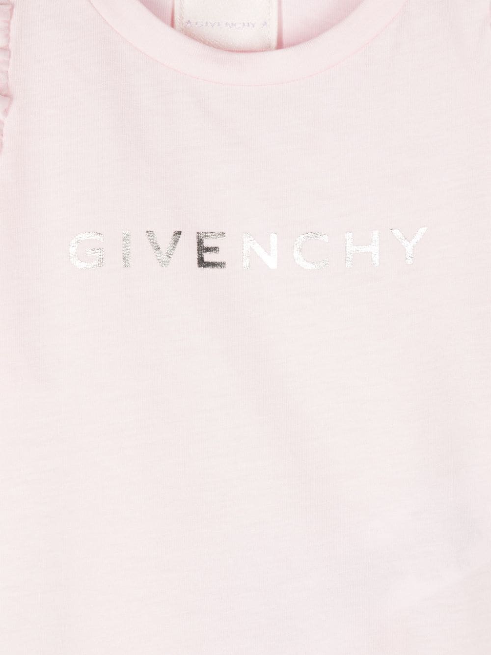 Shop Givenchy Logo-print Cotton T-shirt In Pink