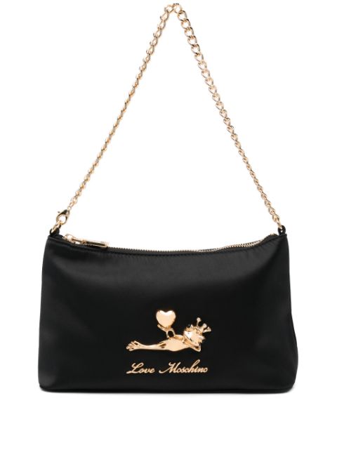 Love Moschino plaque-detail tote bag Women