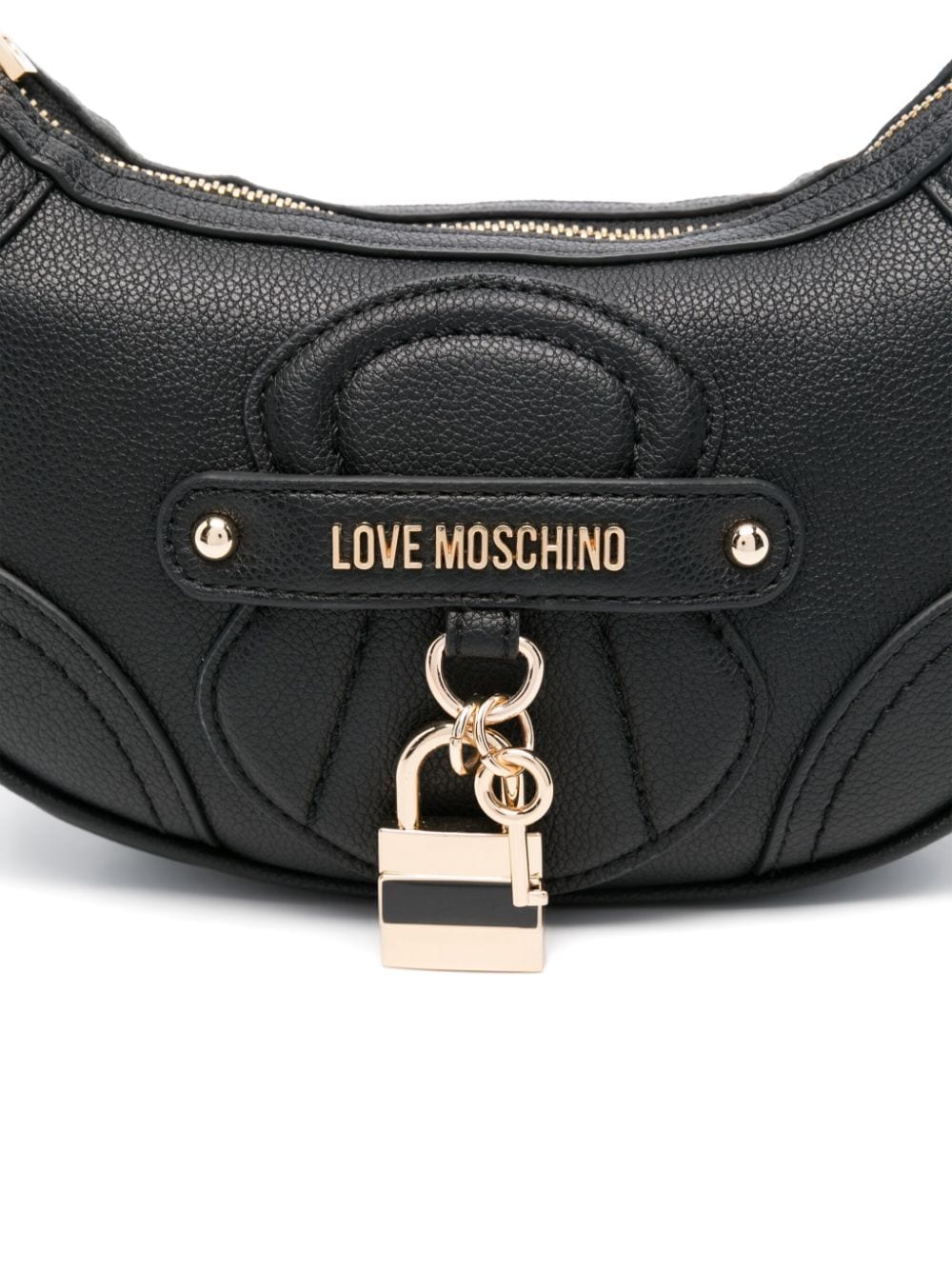 Shop Love Moschino Padlock-detail Tote Bag In Black