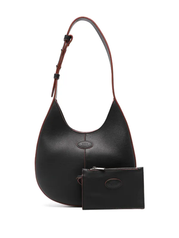 現地セール【TOD'S】Di Bag リバース フラップバック ショルダー Tod's Di Bag ショルダーバッグ S | ブラック | FARFETCH JP