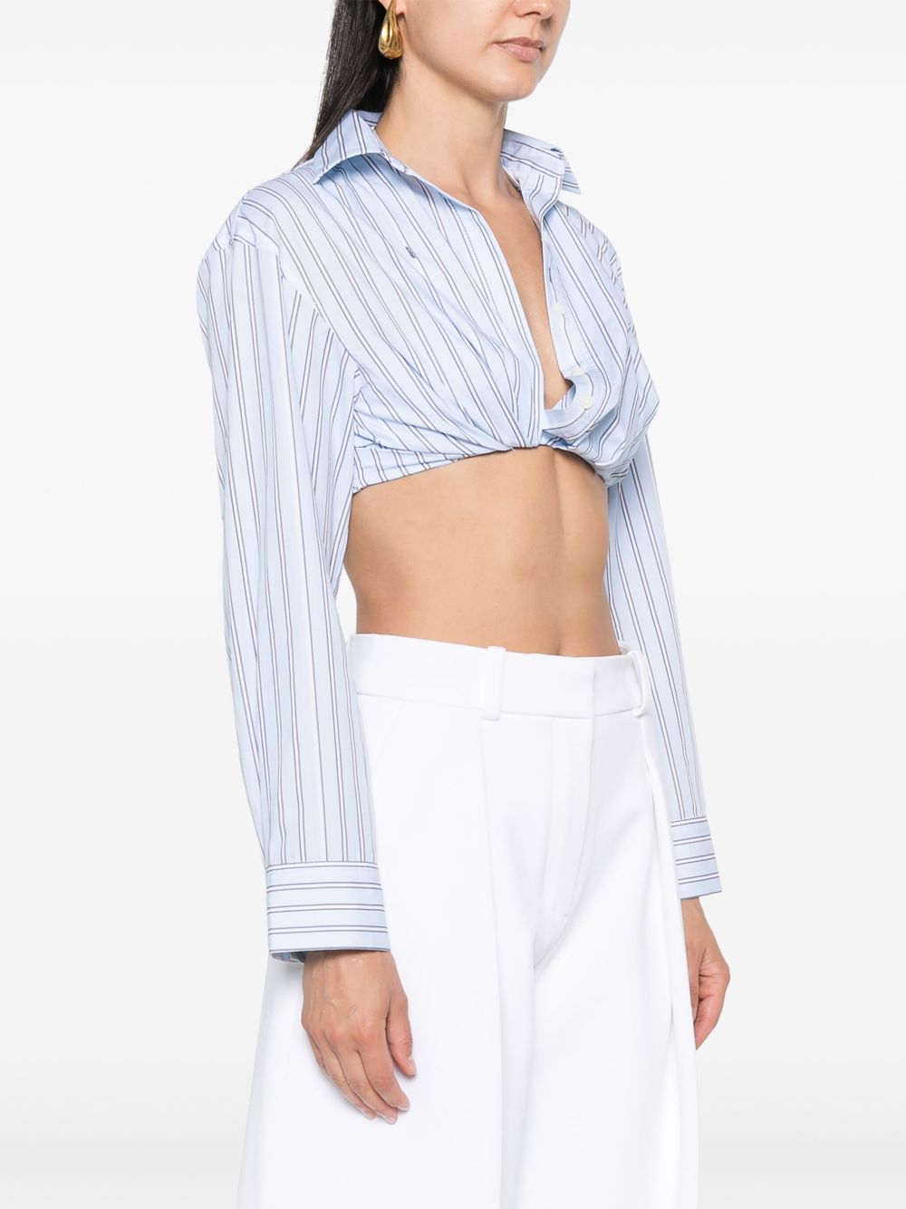 JACQUEMUS LA CHEMISE BAHIA COURTE SHIRT 