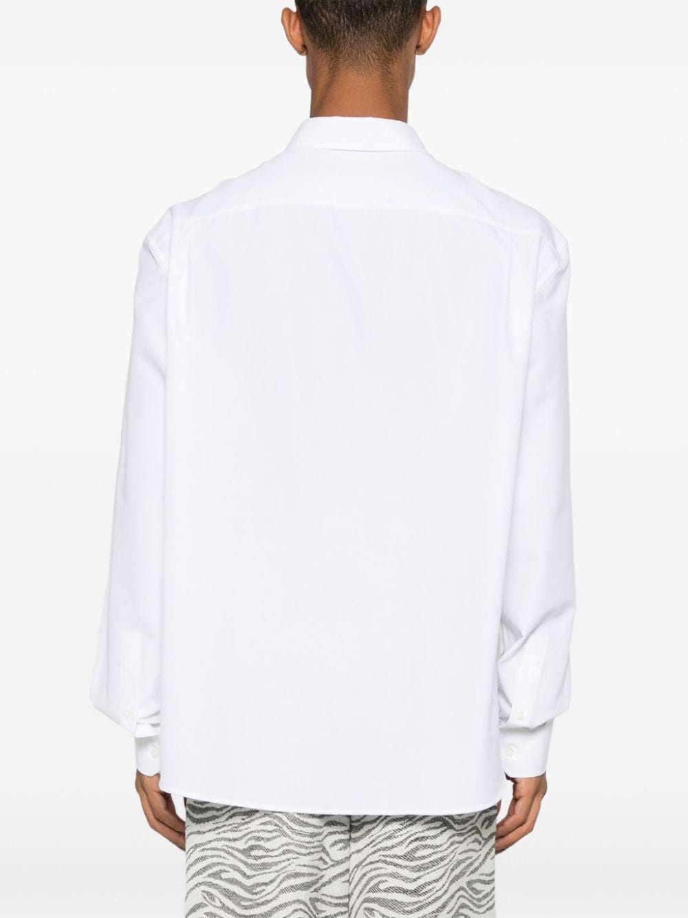 Shop Loewe Cotton Shirt In White