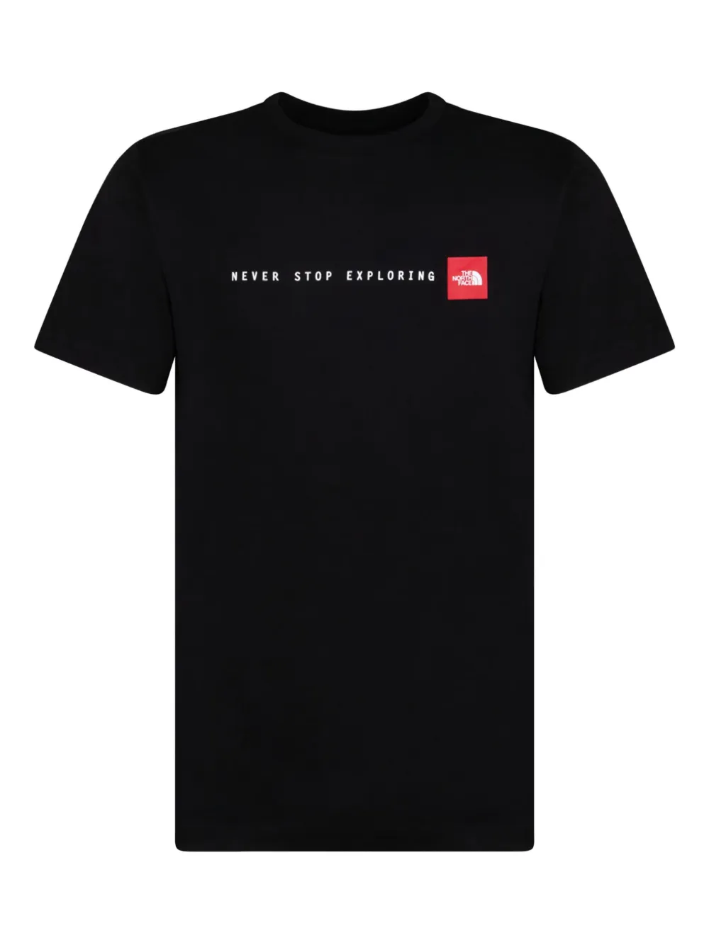 The North Face スローガン Tシャツ - ブラック The North Face スローガン Tシャツ - ブラック