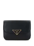 Prada triangle-logo crossbody bag - Black
