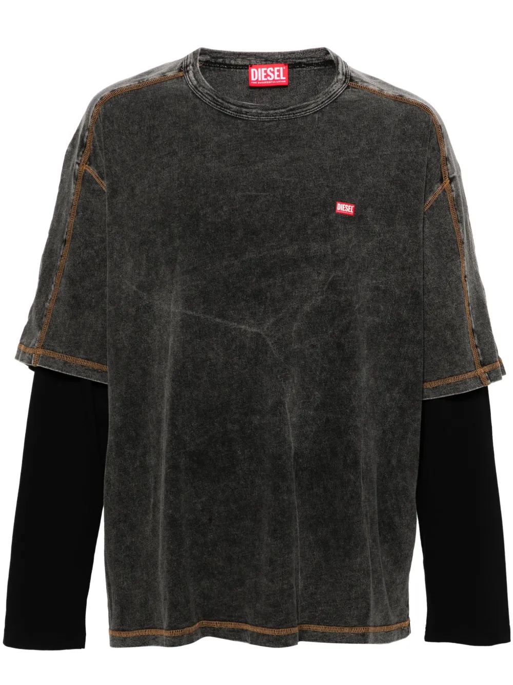 Diesel T-Weshind T-shirt Grijs