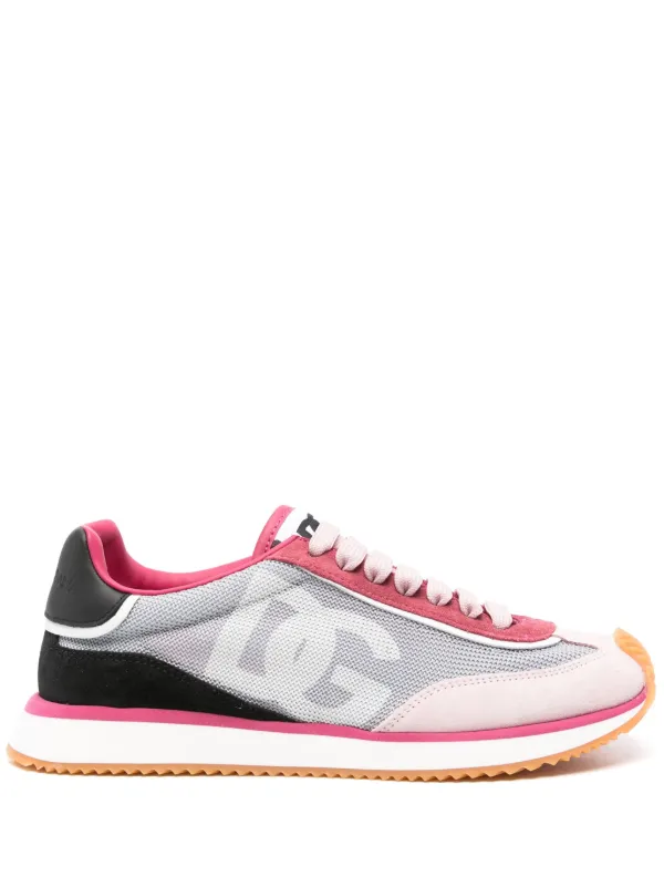 【関税＆送料込み】Dolce & Gabbana 'Aria' Pink Running Snea 24306467_54403142_600.jpg