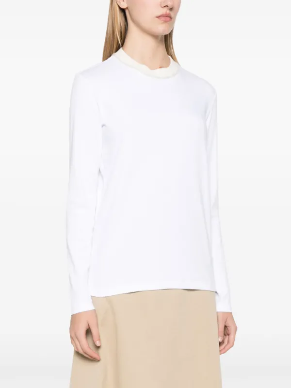 [FABIANAFILIPPI] プリントジャージーTシャツ Fabiana Filippi ジャージー Tシャツ | グレー | FARFETCH JP
