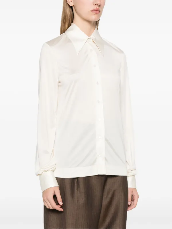 ファビアナフィリッピ　シルクシャツ Fabiana Filippi シルクシャツ | グリーン | FARFETCH JP