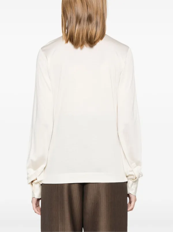 Fabiana Filippi シルクシャツ | ニュートラル | FARFETCH JP