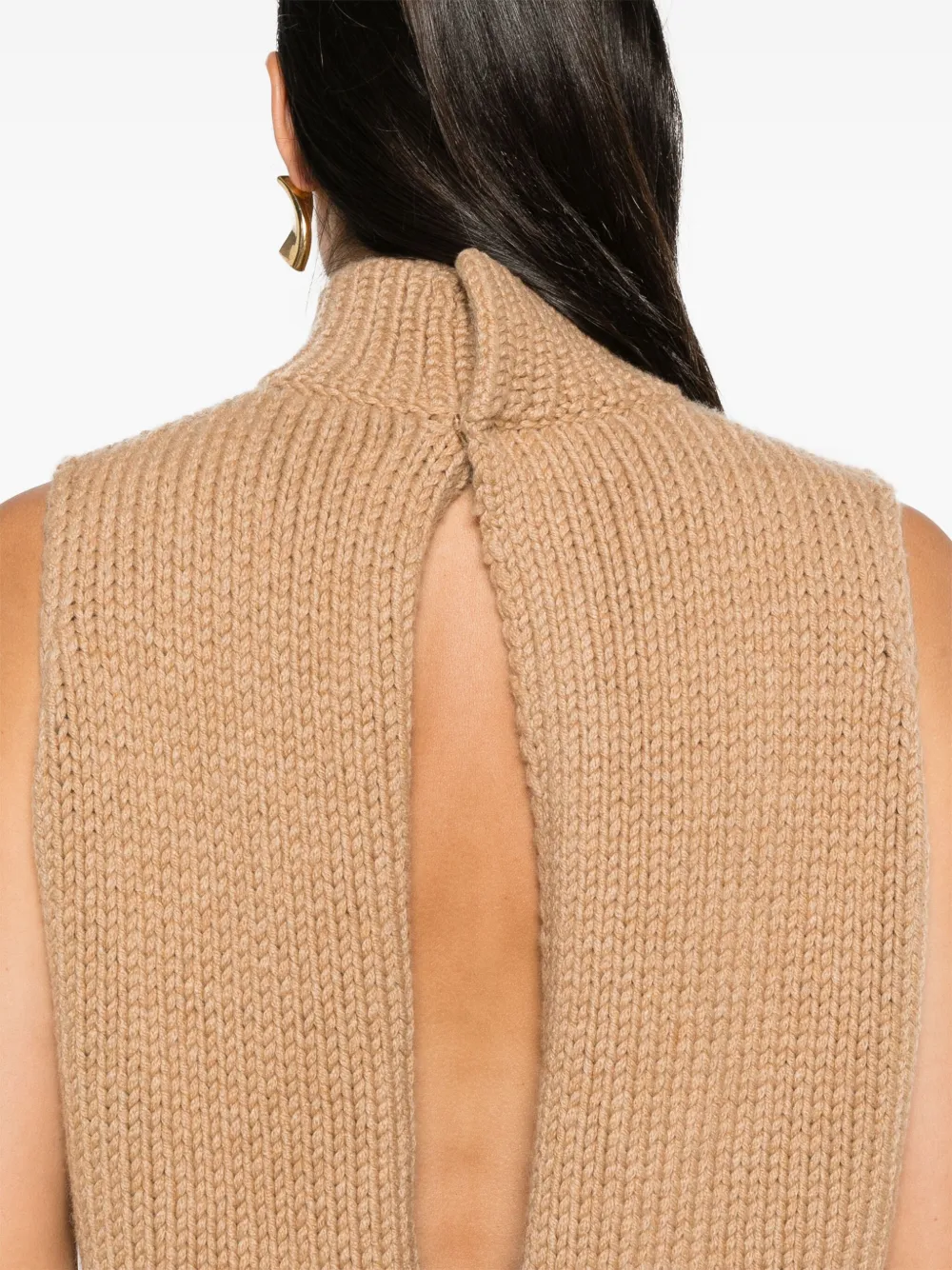 Fabiana Filippi Uitgesneden top Beige