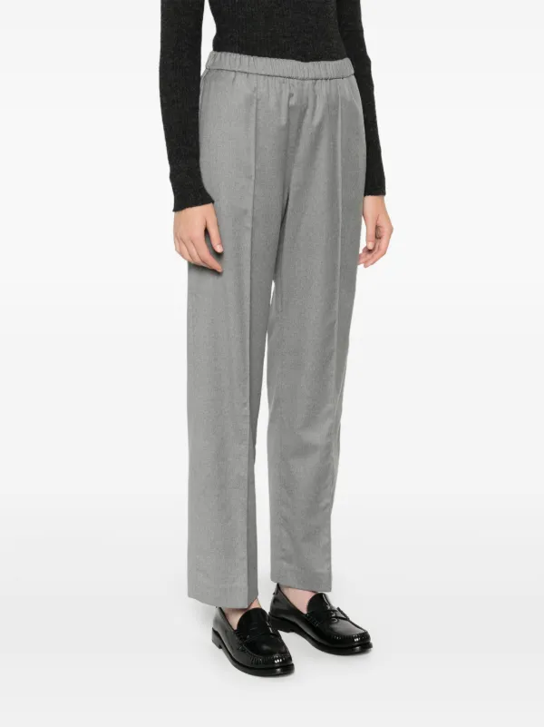 Fabiana Filippi Flannel Track Pants | Grey | FARFETCH NZ
