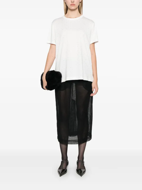 Fabiana Filippi ジャージー Tシャツ | ホワイト | FARFETCH JP