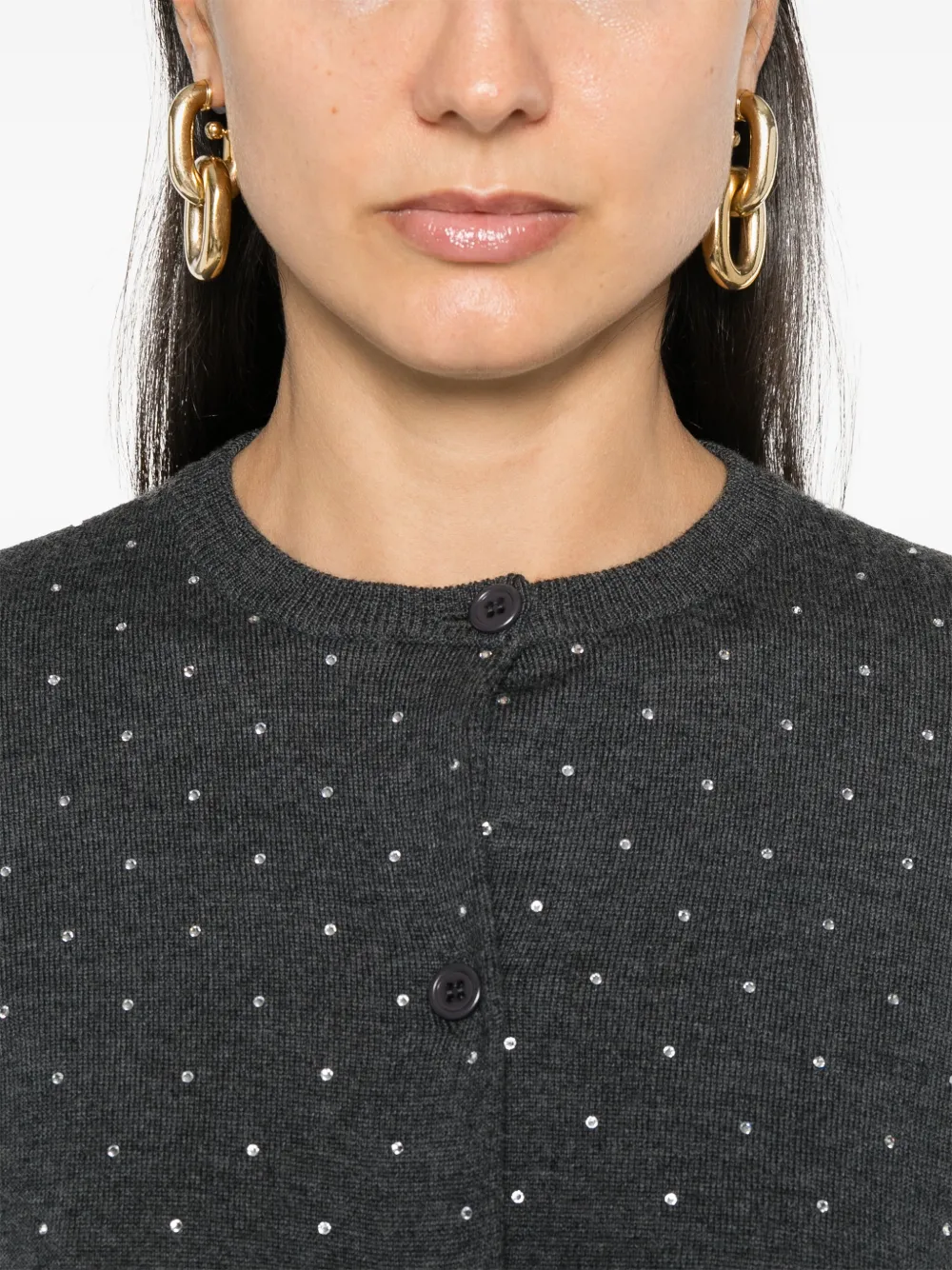 Fabiana Filippi Vest van merinowol Grijs