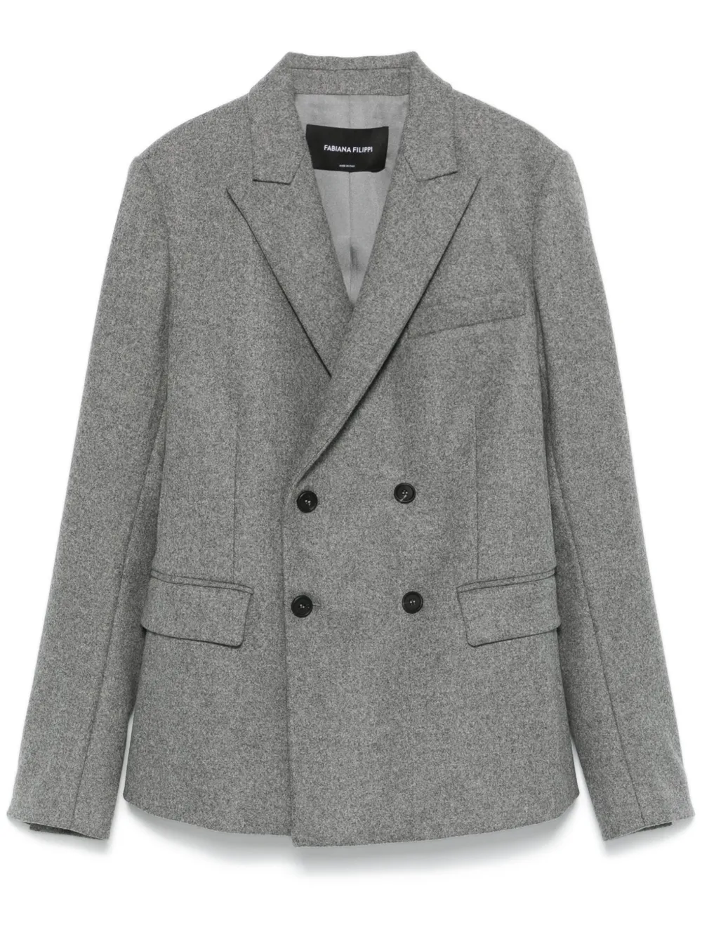 Fabiana Filippi blazer con doble botonadura | gris | Image 1