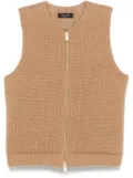 Fabiana Filippi sequin-embellished gilet - Neutrals