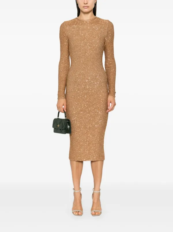 [FABIANA FILIPPI]スパンコールドレス Fabiana Filippi スパンコール ドレス | ニュートラル | FARFETCH JP