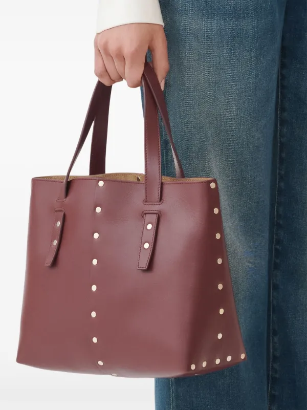 Fabiana Filippi stud-embellished Tote Bag | Red | FARFETCH