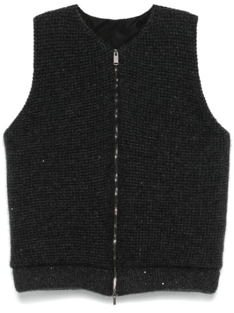 Fabiana Filippi sequin-embellished gilet