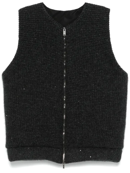 Gilet à ornements en sequins - Fabiana Filippi - Modalova