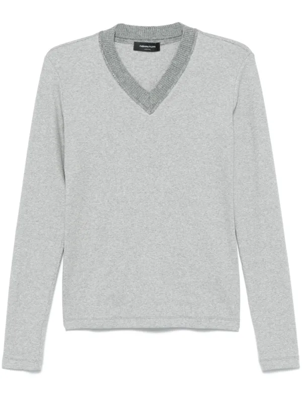 [FABIANA FILIPPI] ジャージーTシャツ Fabiana Filippi ジャージー Tシャツ | ホワイト | FARFETCH JP