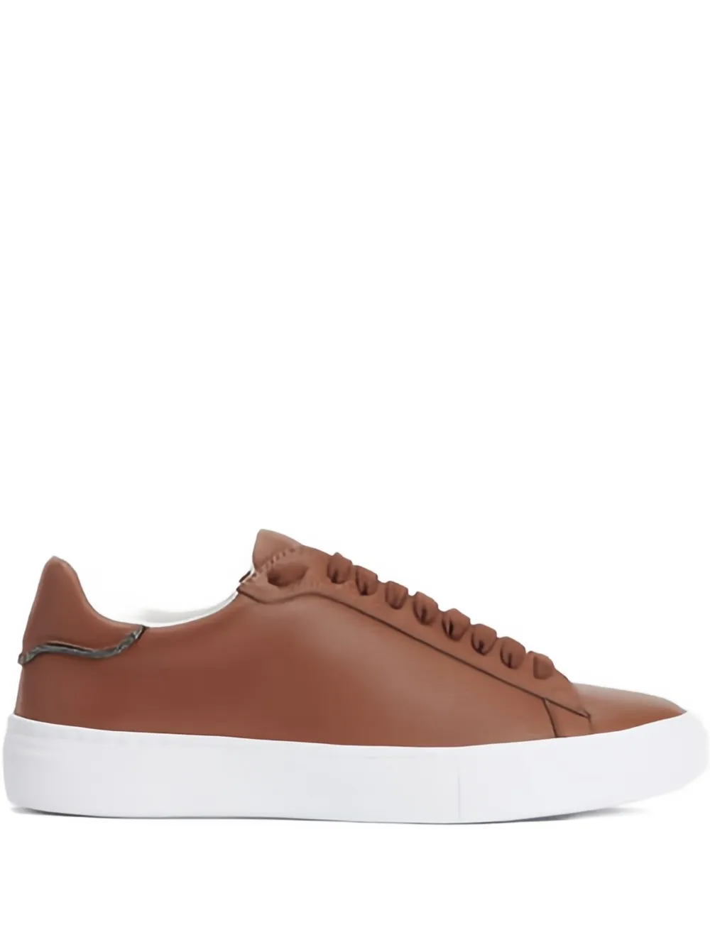 Fabiana Filippi leather lace-up sneakers Bruin