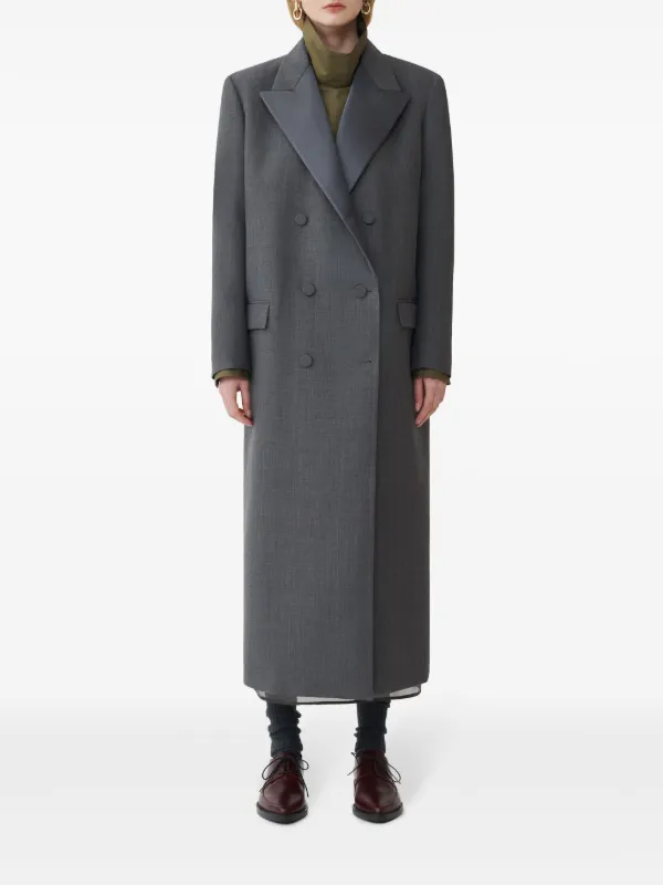[FABIANA FILIPPI] ダブルウールコート Fabiana Filippi ダブルコート | グレー | FARFETCH JP