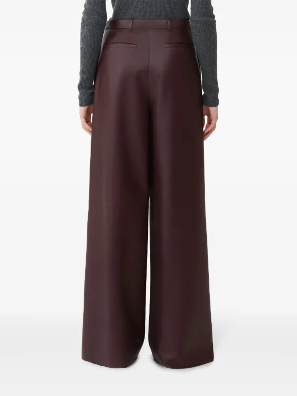 Fabiana Filippi Leather Trousers | Red | FARFETCH Fabiana Filippi Leather Trousers | Red | FARFETCH