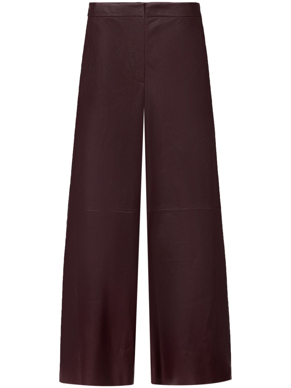 Fabiana Filippi leather trousers - Red