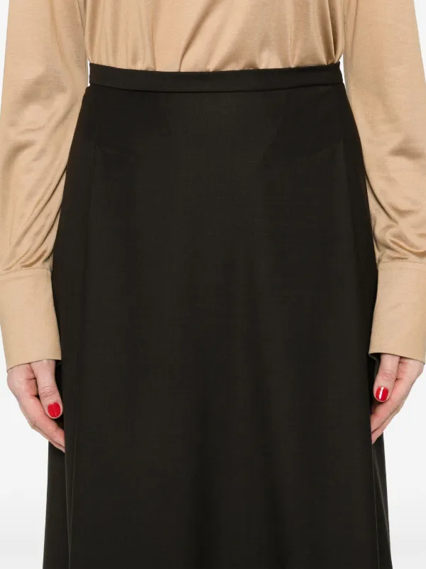 FABIANA FILIPPI ブラウンフレアロングスカート Fabiana Filippi プリーツ スカート | ブラウン | FARFETCH JP