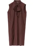Fabiana Filippi taffeta dress - Red