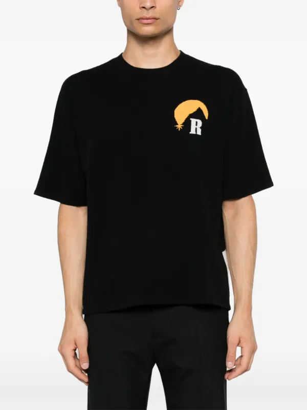 RHUDE Moonlight ニットTシャツ | ブラック | FARFETCH JP