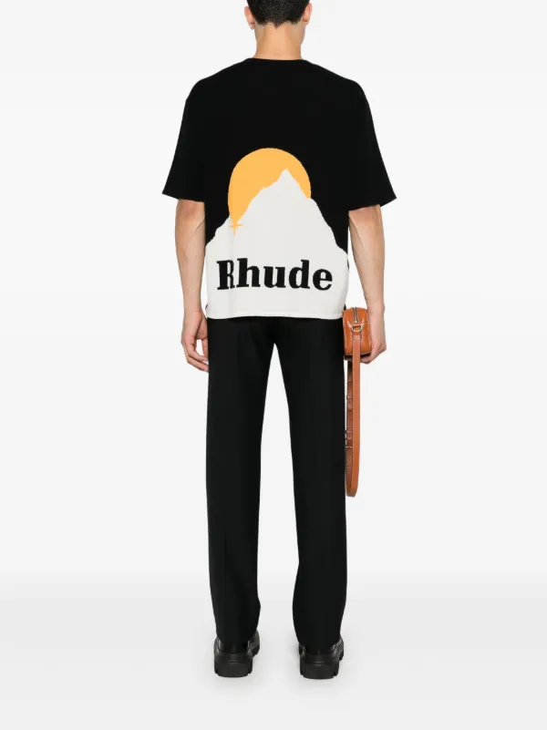 RHUDE Moonlight ニットTシャツ | ブラック | FARFETCH JP