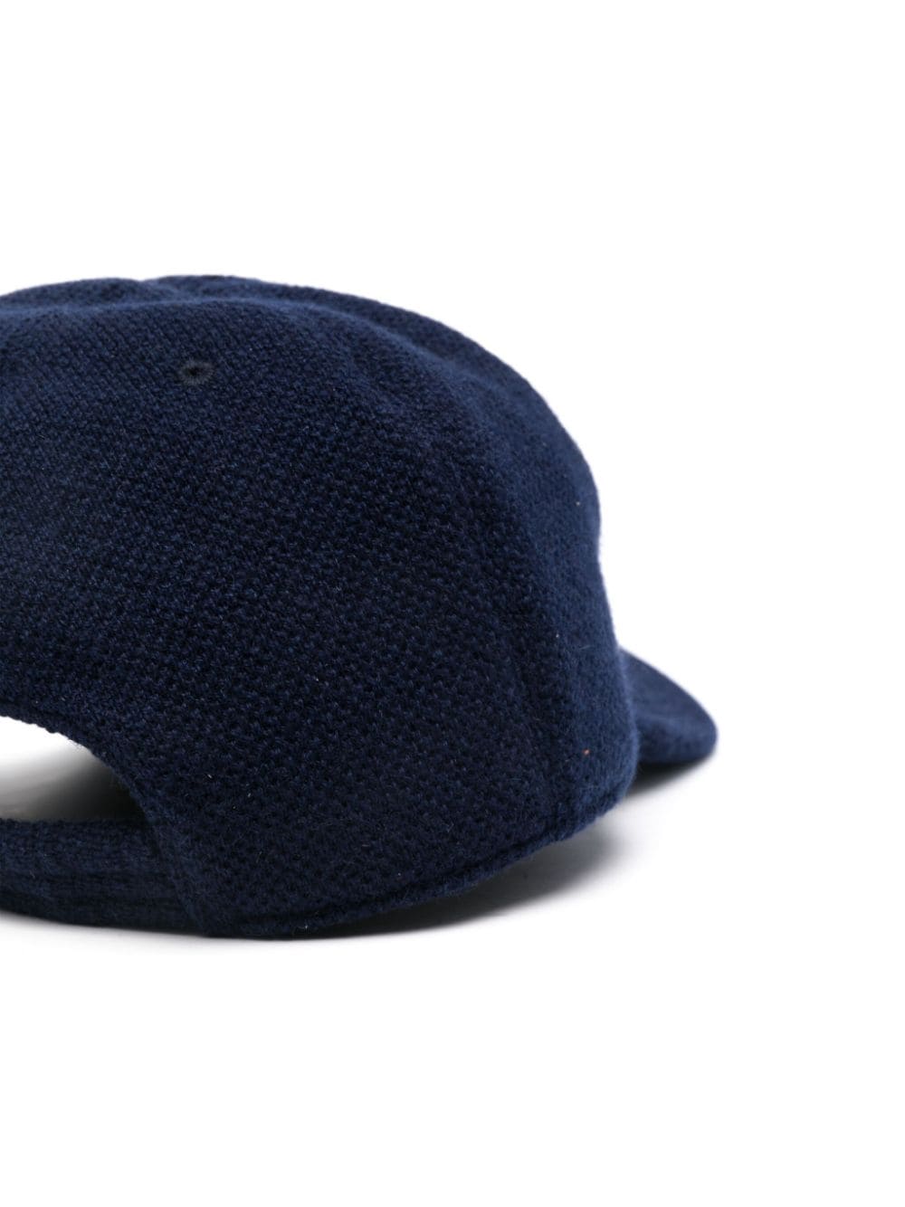 Shop Kiton Logo-embroidered Cap In Blue