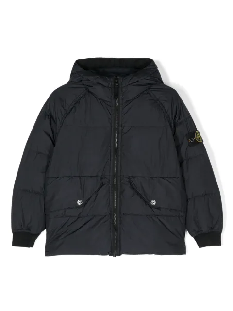 Stone Island Junior Compass-badge padded jacket