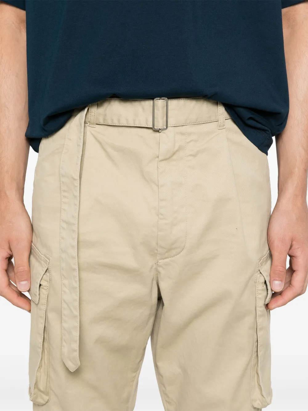 DSQUARED2 Cargo broek met toelopende pijpen Beige