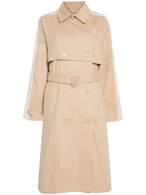 adidas twill trench coat