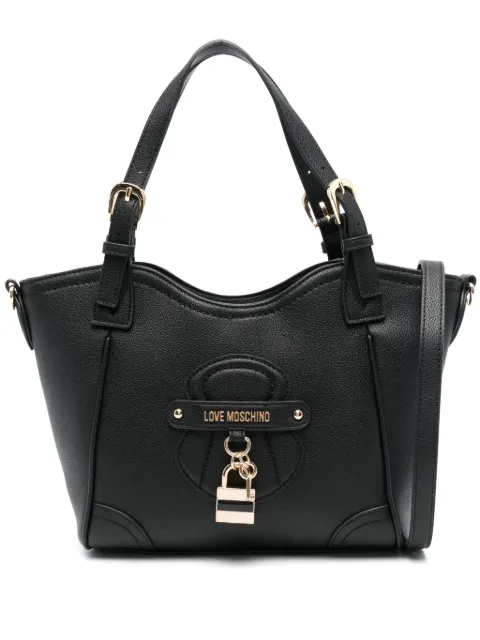 Love Moschino padlock-detail tote bag Women