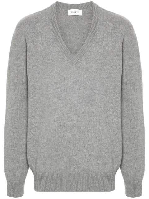 Laneus mélange-effect sweater