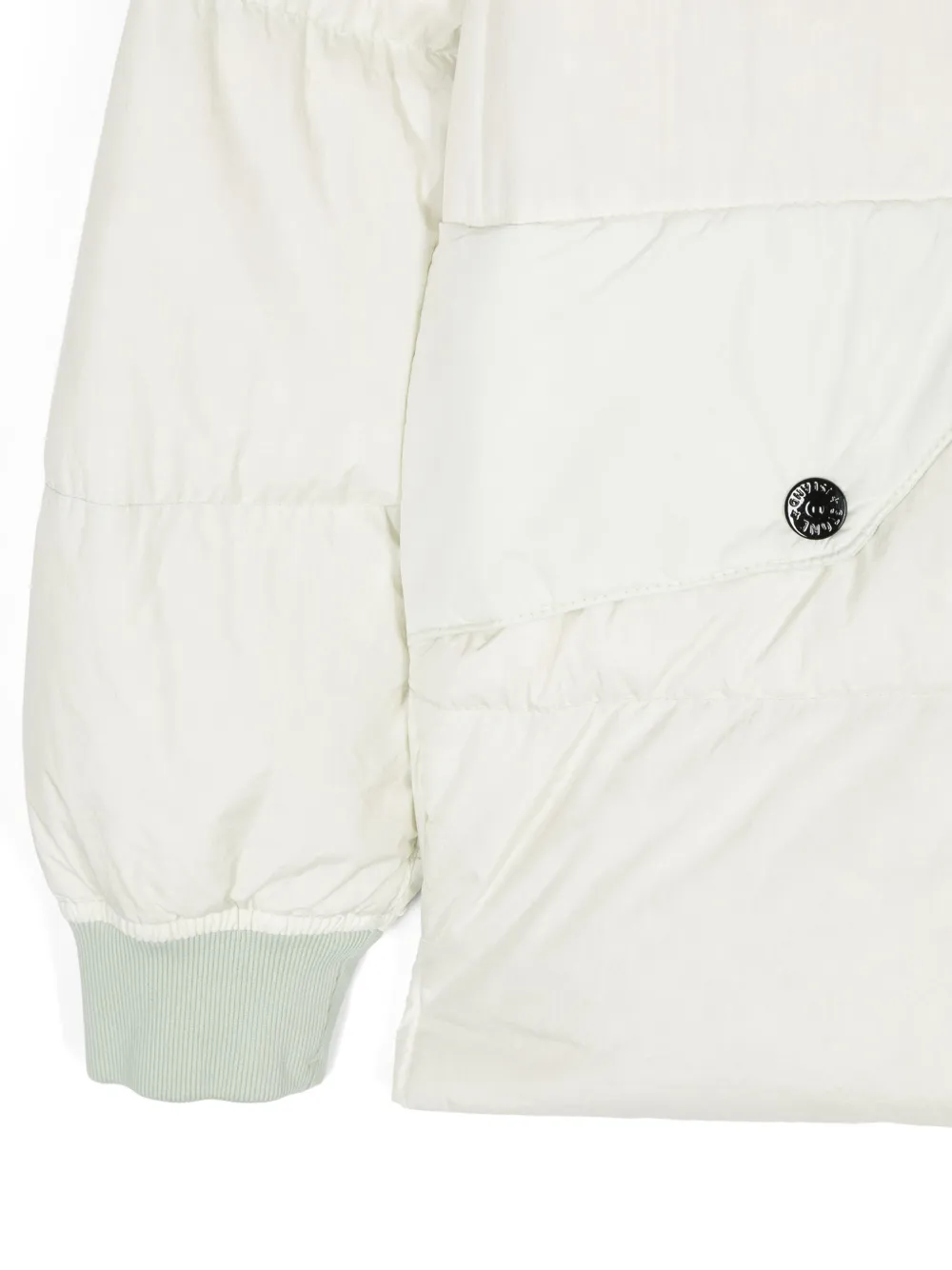 Stone Island Junior Jack met Compass-logopatch Wit