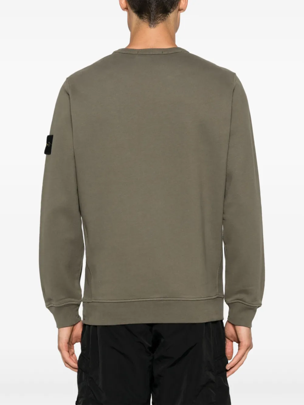 Stone Island Compass-patch Sweatshirt | Green | FARFETCH