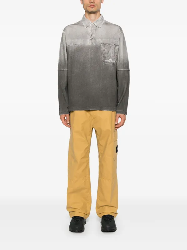 Stone Island コンパス ポロシャツ | グレー | FARFETCH JP