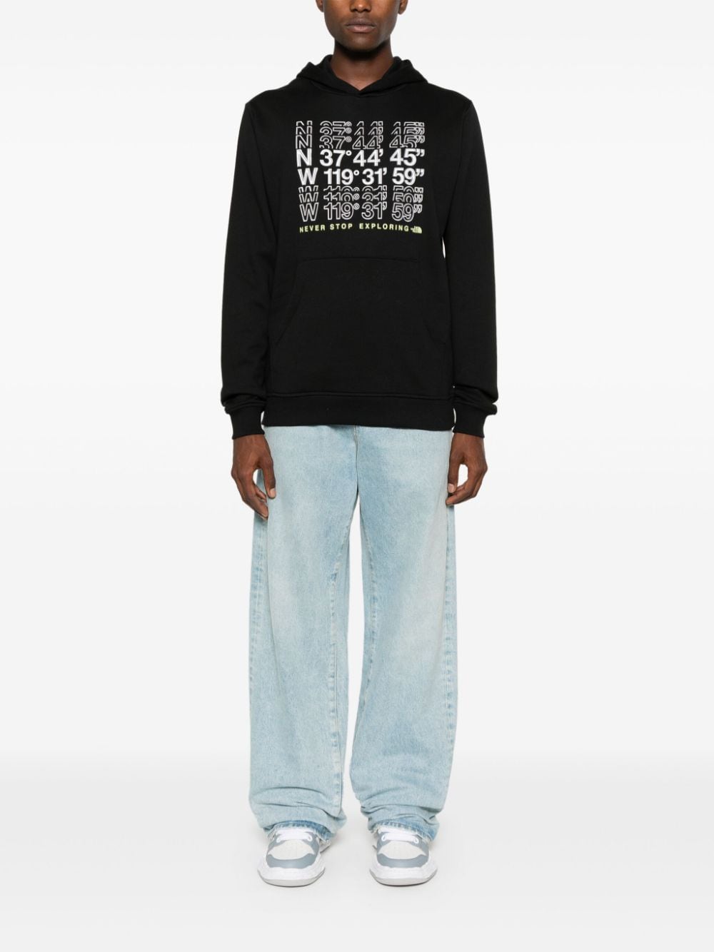 The North Face Coordinates hoodie - Zwart