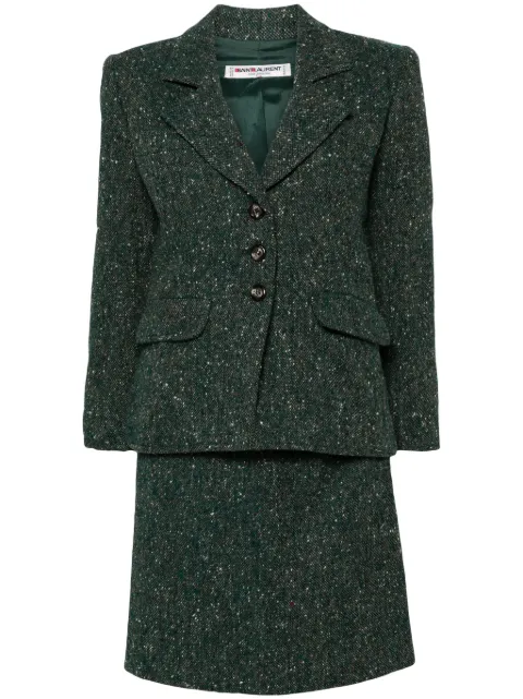Saint Laurent Pre-Owned traje 1980