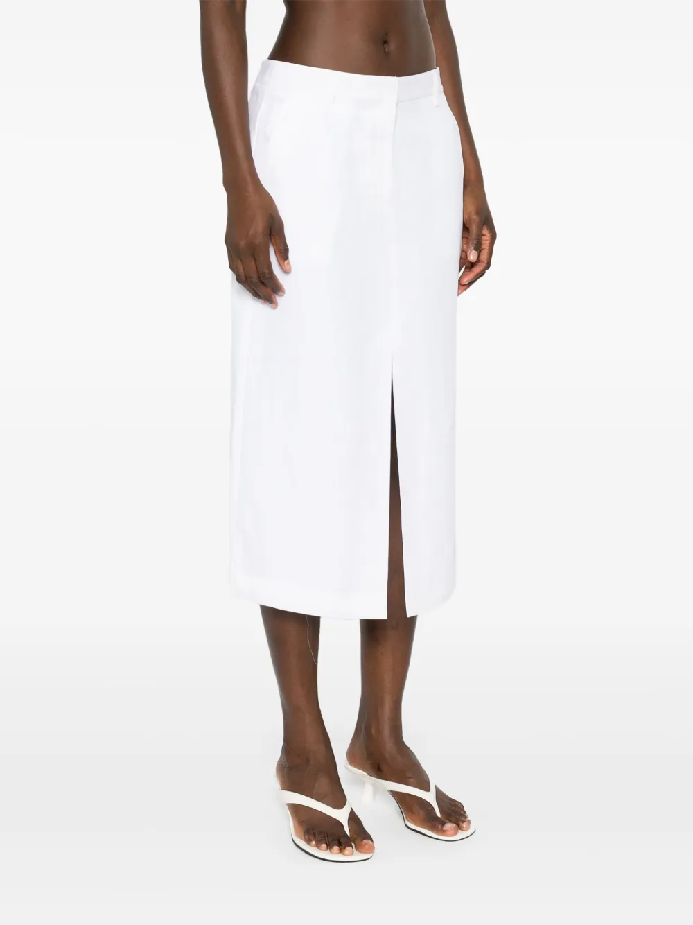  Theory Falda Midi Trouser - Blanco 