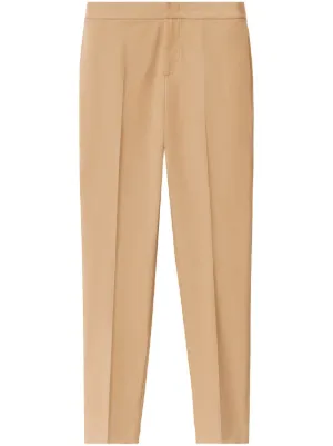 Jil Sander クロップド テーパードパンツ | ニュートラル | FARFETCH JP