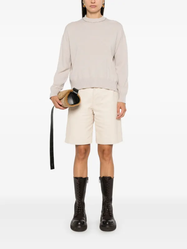新品　Fabiana Filippi　七分袖セーター　46　イタリア製 Fabiana Filippi sequin-detailed Sweater | Neutrals | FARFETCH