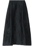 Fabiana Filippi jacquard midi skirt - Black